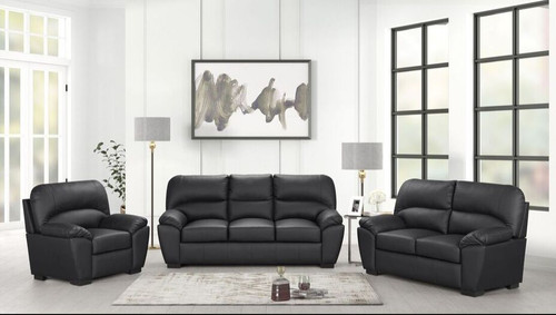 Keiko Black Sofa, Loveseat, Chair