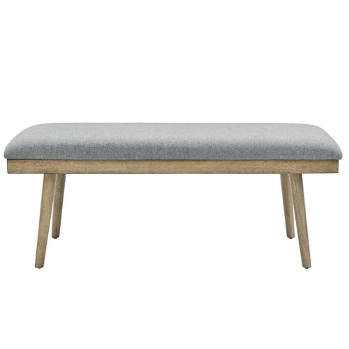 Vida - Polyester Dining Bench - Gray
