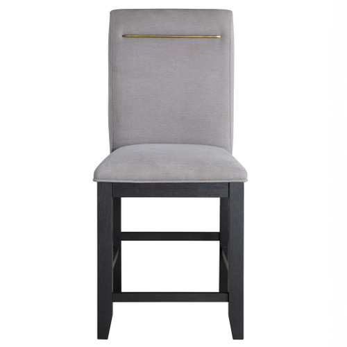 Yves - Counter Chair (Set of 2) - Gray