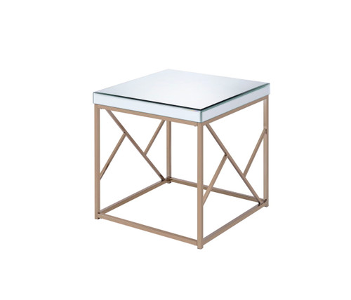 Evelyn - End Table - White