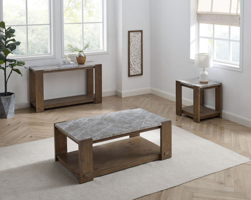 Libby - 3 Piece Table Set - Brown