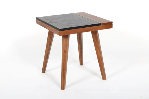 Caspian - Square End Table - Brown