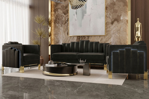 Empire - Lighted Sofa - Black