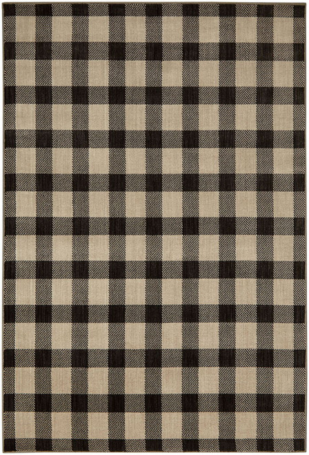 Kendrick - 5' x 7' Plaid Area Rug - Gingham Onyx