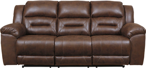 PERSES Coffee 93" Wide Reclining Sofa