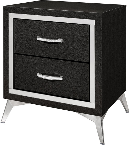 ELEINA Black 22" Wide Night Stand