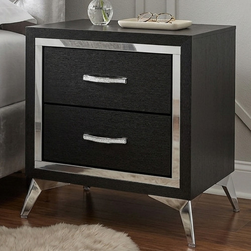 ELEINA Black 22" Wide Night Stand