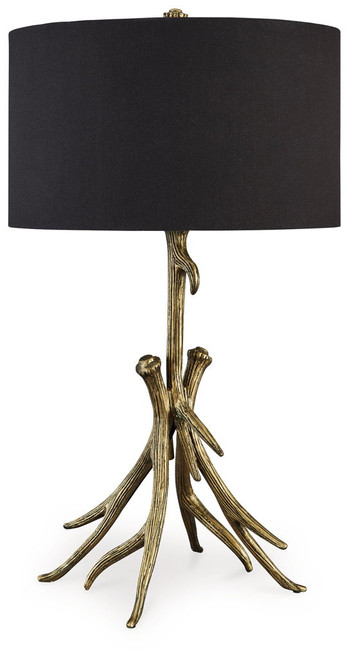 Josney - Metal Table Lamp - Antique Gold Finish