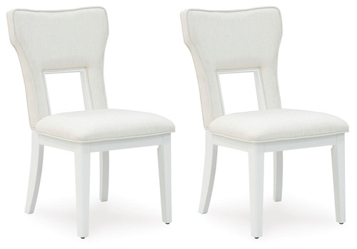 Chalanna - Dining Upholstered Side Chair (Set of 2) - White