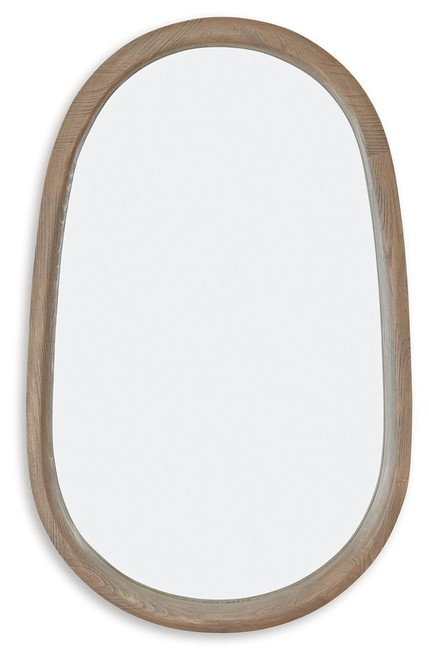 Aarilynn - Accent Mirror - Antique Brown