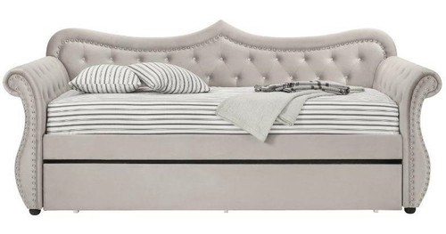 MADISON Beige Daybed with Trundle