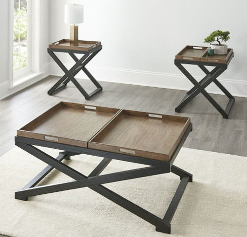 BECKETT 3 Piece Table Set with Trays