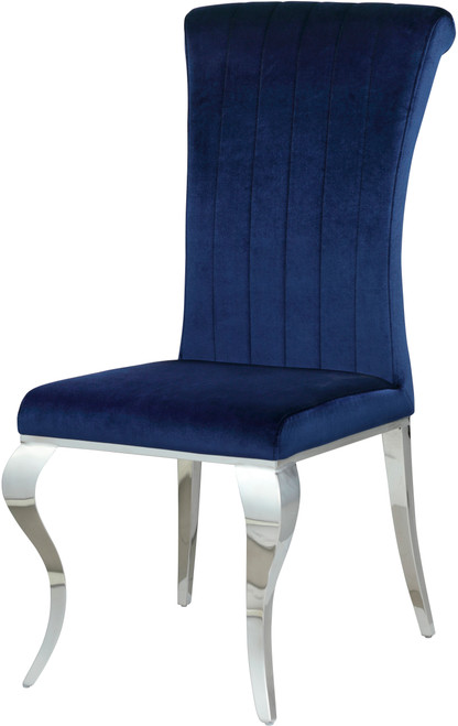 DARLA Dark Blue 19" Wide Dining Chair