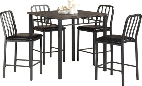 BUSTER 5 Piece Counter Height Set