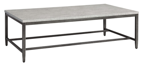 BETTON Faux Concrete 55" Wide Coffee Table