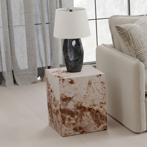 Fultan - End Table - Engineered Stone