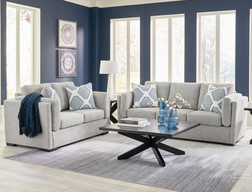 SORBONNE Light Gray Sofa & Loveseat