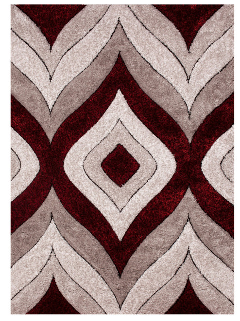 JANIE Wine 5' x 7' Area Rug