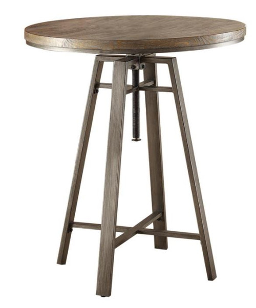 SANDIE 32" Wide Swivel Adjustable Bar Table
