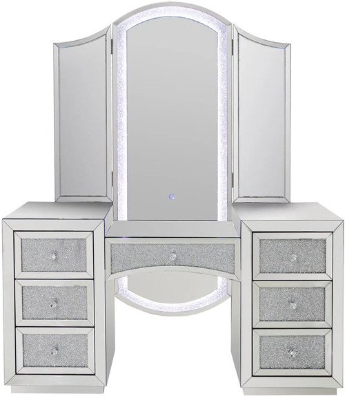 GADOT LED Bluetooth Vanity Set with Floor Mirror