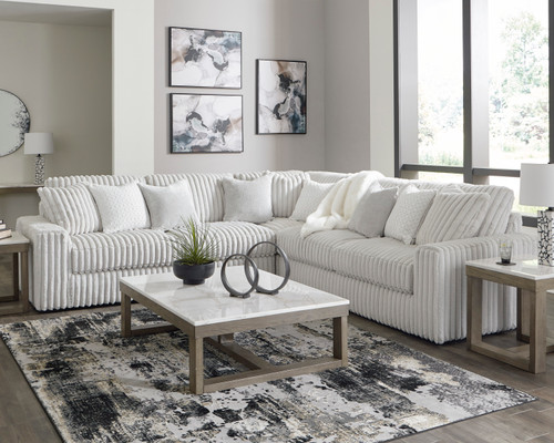 LUXEMBURG Alloy 133" x 133" Modular Sectional without Chaise