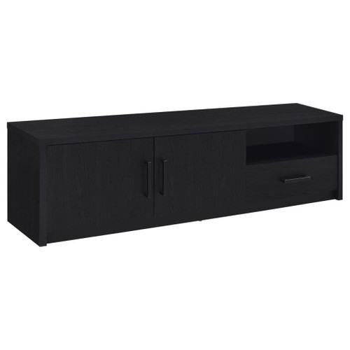 Murray - 70" 2-Door TV Stand Media Console - Black