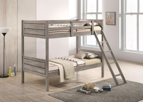 Ryder - Wood Bunk Bed With Mattress