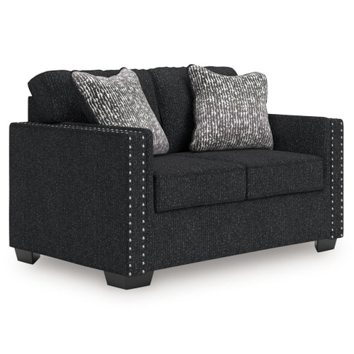 Jasmine Peaks - Loveseat - Coal