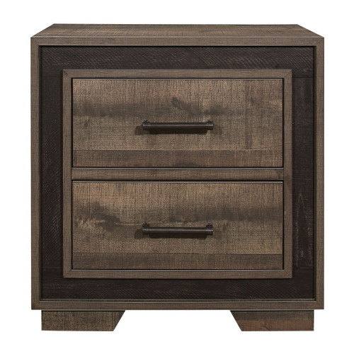Ellendale - Nightstand - Brown / Gray