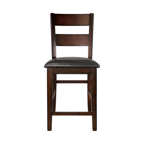 Mantello - Counter Height Chair (Set of 2) - Dark Brown