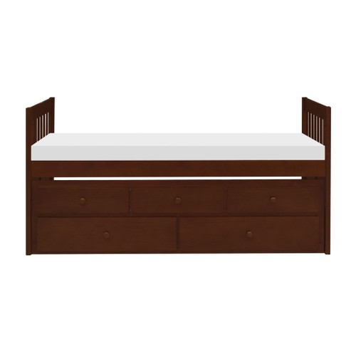 Rowe - Twin/Twin Trundle Bed - Cherry