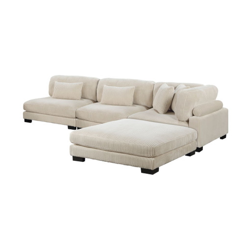 Traverse - Sectional With Ottoman