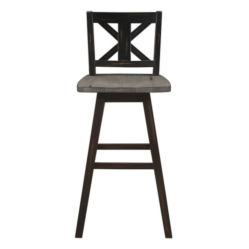 Amsonia - 29" Swivel X-Back Pub Height Chair (Set of 2)