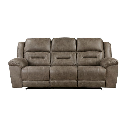 Hazen - Double Reclining Sofa - Brown
