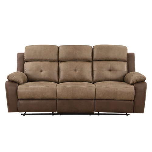 Glendale - Double Reclining Sofa - Brown
