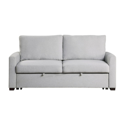 Price - Convertible Studio Sofa With Pull-Out Bed - Gray