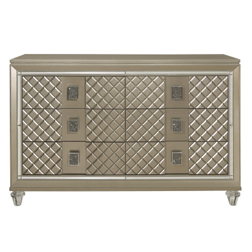 Loudon - Dresser - Gold / Silver / Champagne
