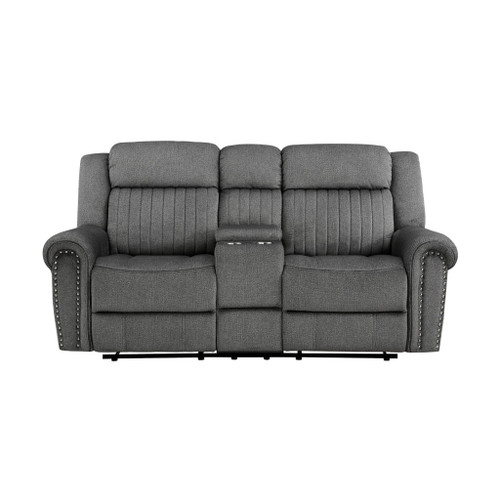 Brennen - Double Reclining Loveseat With Center Console