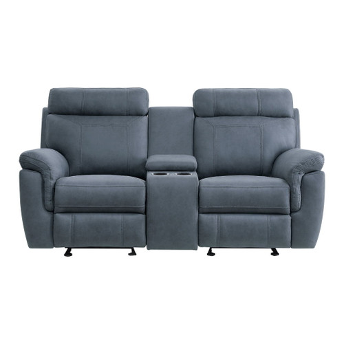 Clifton - Double Glider Reclining Loveseat With Center Console