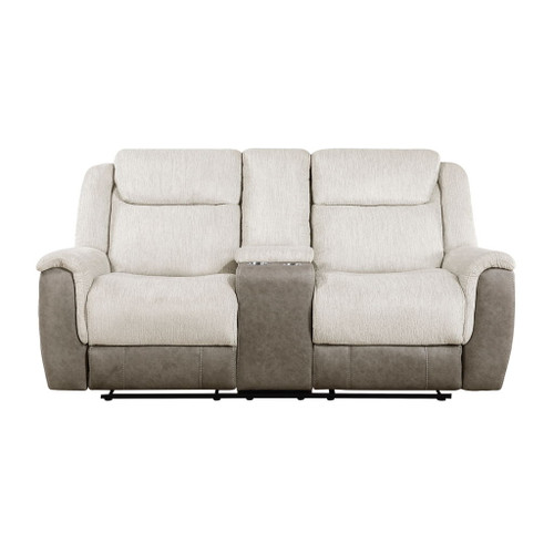 Harriette - Double Reclining Loveseat With Center Console