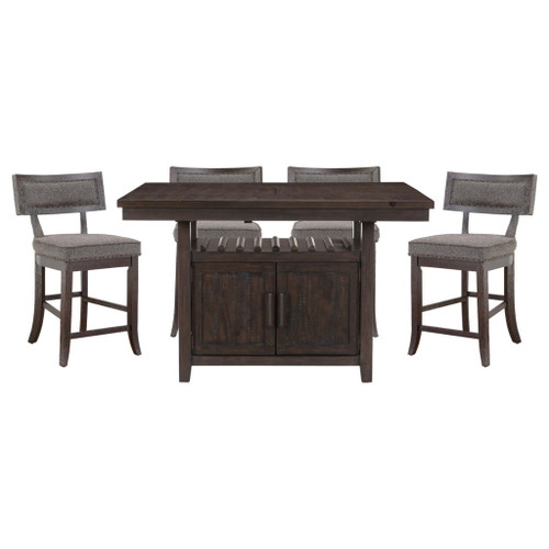 Oxton - 5 Piece Dining Room Set (Table & 4 Side Chairs) - Baltimore Espesso