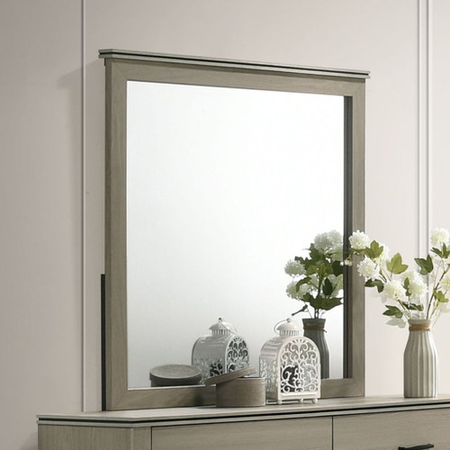 Joanna - Mirror - Weathered Gray