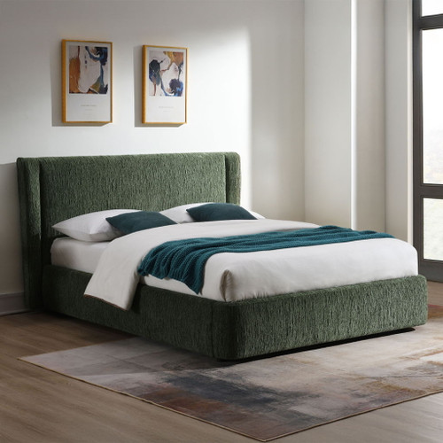 Cheryl - Upholstered Chenille Bed