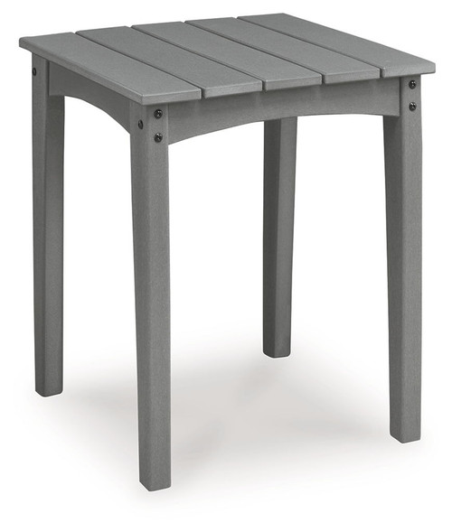 Cove Beach - Square End Table - Gray