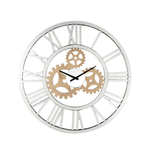 Dominic - Wall Clock - Mirrored