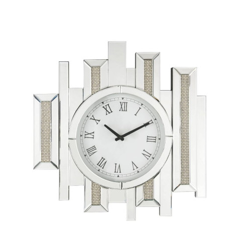 Ornat - 22" Wall Clock - Faux Square Diamonds