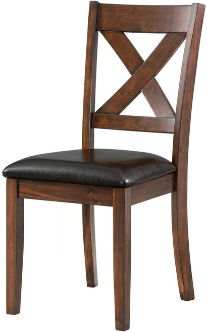 DAMIAN Brown 18" Wide Dining Chair