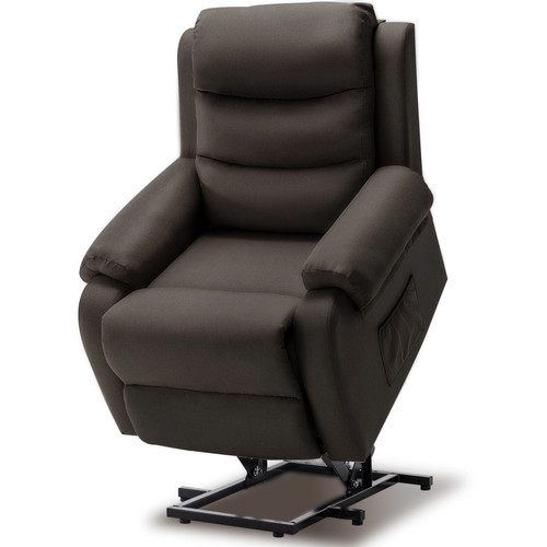 ETHEN Black Linen 32" Wide x 38" Height Power Lift Recliner