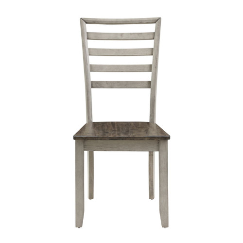 Abacus - Side Chair (Set of 2) - Alabaster / Honey