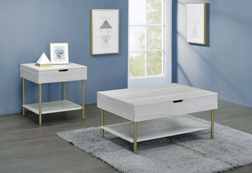 Whitman - 3 Piece Table Set - White